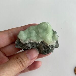 Prehnite crystal cluster